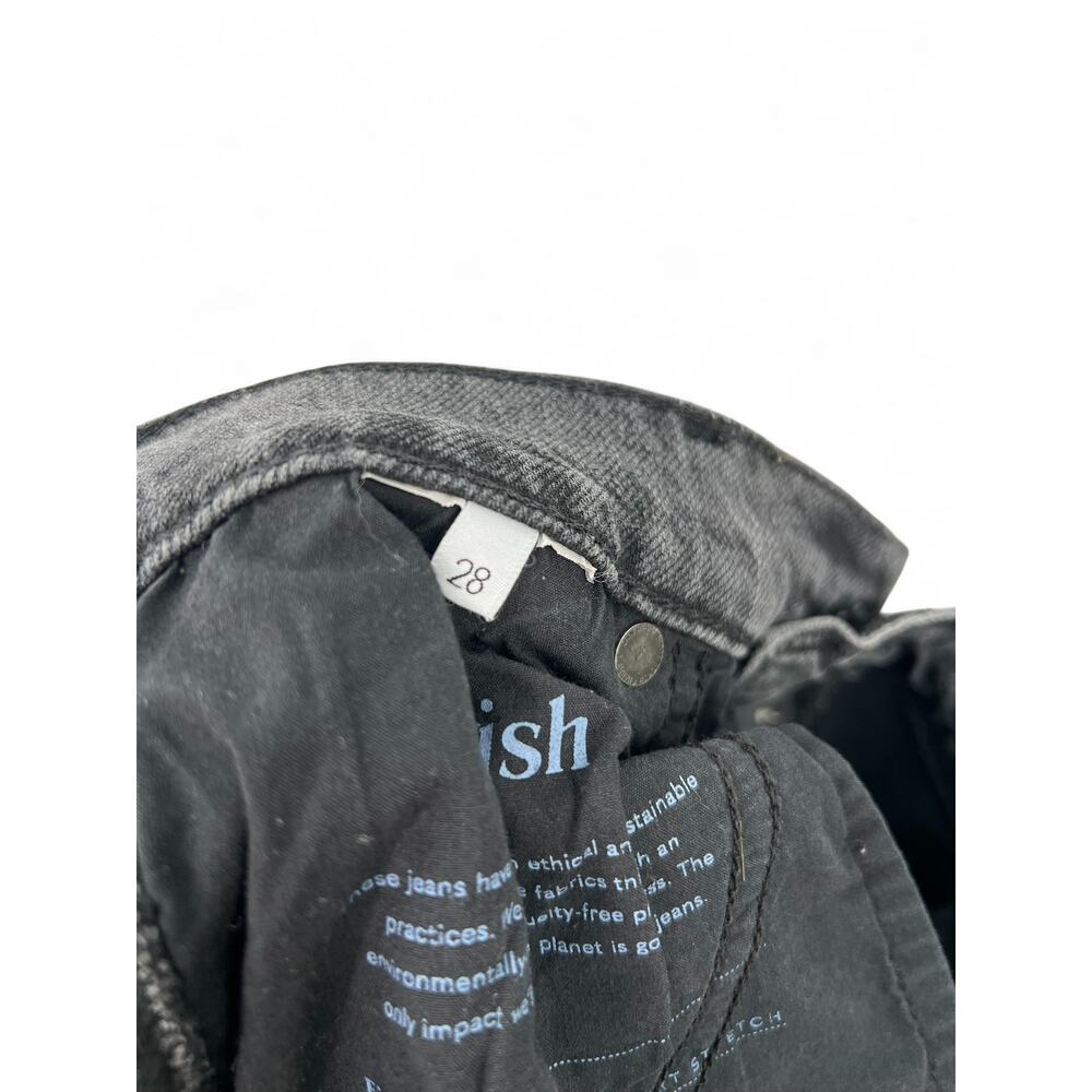 BOYISH 28 Rickey flare leg jeans in black 32" inseam Button Fly Flare  Revolve - Picture 11 of 13